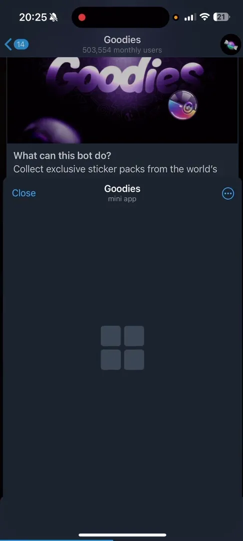 Welcome screen and onboarding in Goodies app